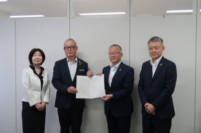 愛知労働局小林局長、山口会長、名古屋保護観察所調子所長、愛知県古本副知事