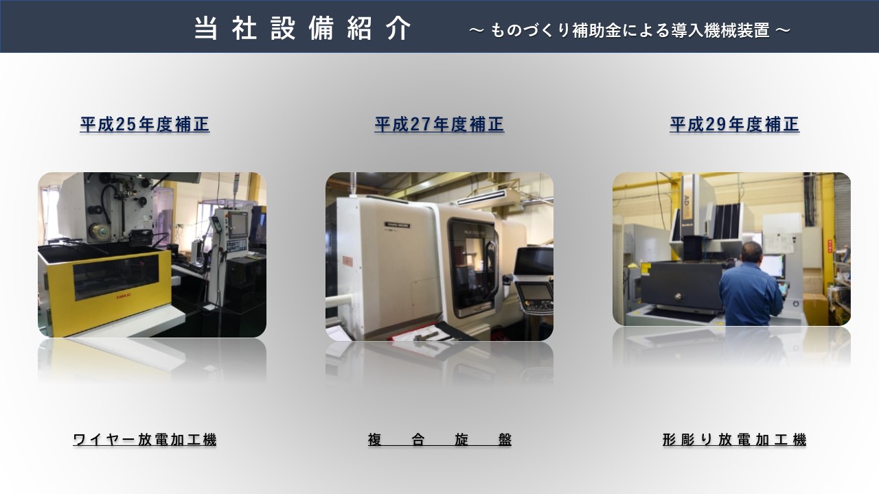 ワイヤー放電加工機 複合旋盤 形彫り放電加工機 