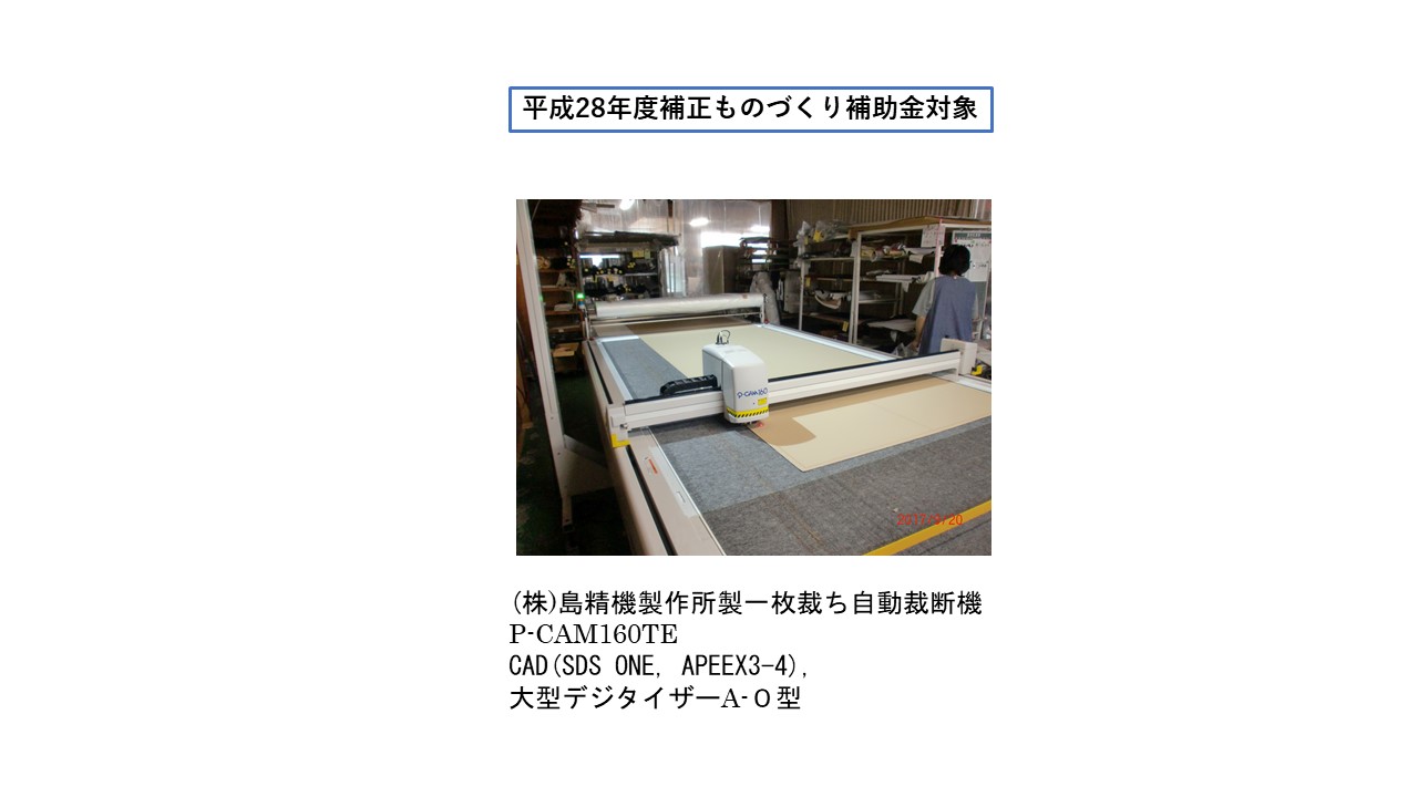 平成28年度補正ものづくり補助金